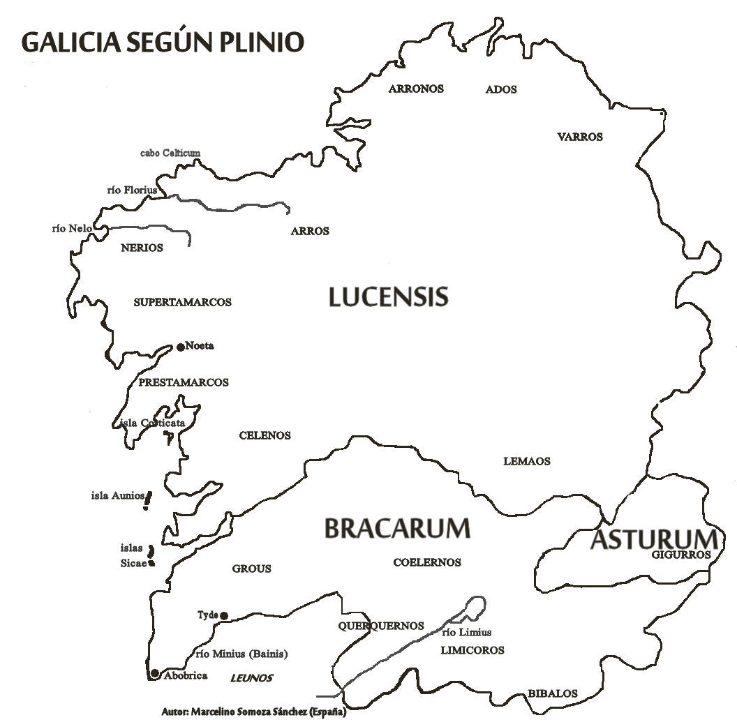 Galicia según Plinio